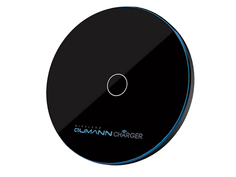 Зарядное устройство Qumann QWC-02 Wireless Disc Qi Fast Charger Black