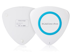 Зарядное устройство Qumann QWC-01 Wireless Delta Qi Charger White-Blue