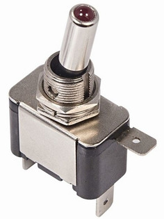 Выключатель Rexant 12V 20A (3c) Red 06-0332-B