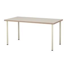ЛИННМОН / АДИЛЬС Стол, бежевый Ikea