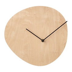 СНАЙДАРЕ Настенные часы, березовая фанера Ikea