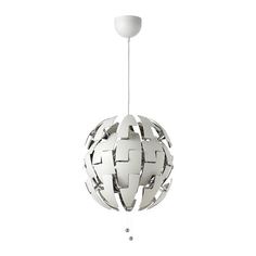 ИКЕА ПС 2014 Подвесной светильник, белый, серебристый Ikea