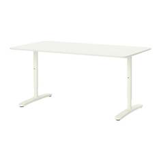 БЕКАНТ Письменный стол, белый Ikea