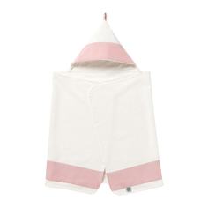 ТИЛЛГИВЕН Полотенце с капюшоном, белый, розовый Ikea