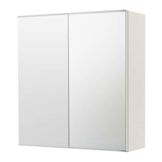 ЛИЛЛОНГЕН Зеркальный шкаф с 2 дверцами, белый Ikea