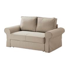 БАККАБРУ Диван-кровать 2-местный, Тигельшо бежевый Ikea