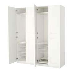 ПАКС Гардероб, белый, Гримо белый Ikea