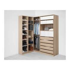 ПАКС Гардероб угловой, под беленый дуб Ikea