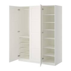 ПАКС Гардероб, белый, Бергсбу белый Ikea