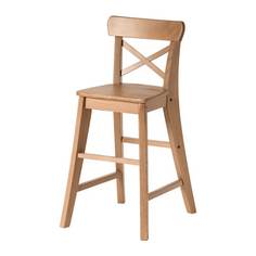 ИНГОЛЬФ Детский стул, морилка,антик Ikea