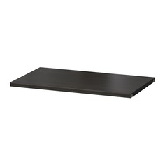 БЕСТО Полка, черно-коричневый Ikea