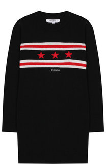 Платье из смеси шерсти и кашемира Givenchy