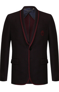 Однобортный пиджак из шерсти Billionaire