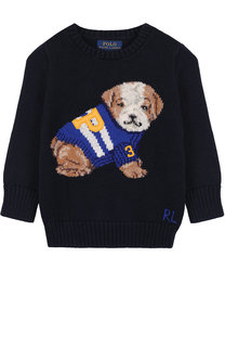 Пуловер из смеси шерсти и хлопка Polo Ralph Lauren