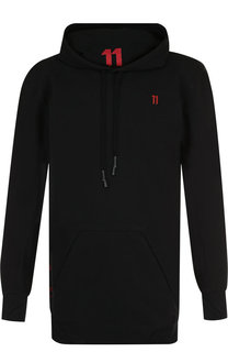 Хлопковое худи с принтом 11 by Boris Bidjan Saberi