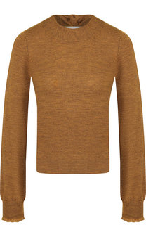 Шерстяной пуловер с круглым вырезом See by Chloé