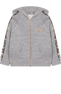 Хлопковый кардиган на молнии с капюшоном Marc Jacobs