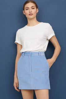 Короткая вельветовая юбка H&M