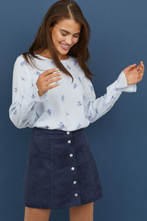 Блузка из вискозы с рисунком H&M