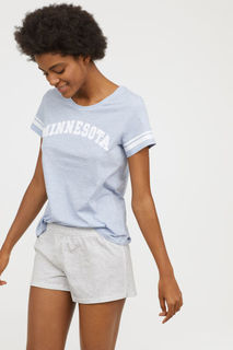 Пижама, топ и шорты H&M