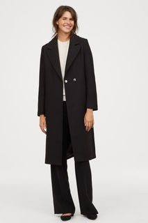 Пальто из смесовой шерсти H&M