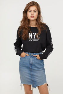 Свитшот с принтом H&M