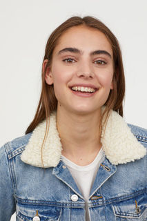 Джинсовая куртка с воротником H&M