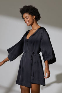 Атласное кимоно H&M