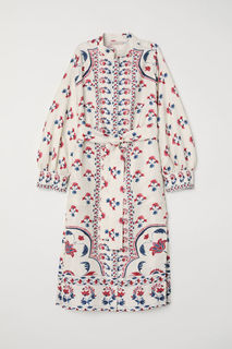 Кимоно из смесового льна H&M