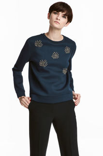 Свитшот с бисером H&M
