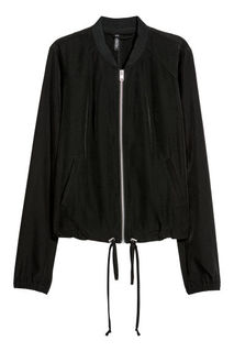 Атласный бомбер H&M