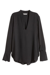 Блузка с треугольным вырезом H&M