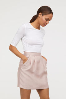 Юбка из текстурной ткани H&M