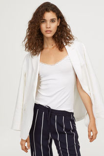 Майка с кружевом H&M