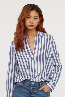 Блузка с v-образным вырезом H&M