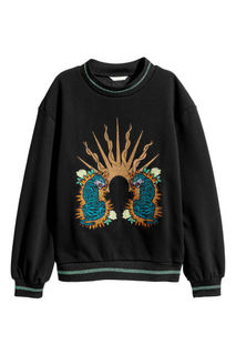 Свитшот с вышивкой H&M