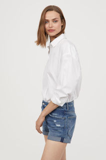Джинсовые шорты Boyfriend H&M