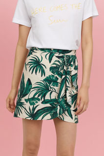 Юбка на запахе с рисунком H&M