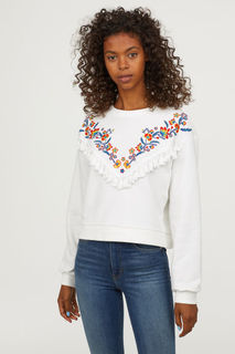 Свитшот с вышивкой H&M