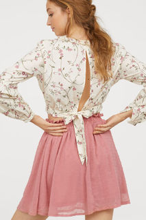Короткая юбка из шифона H&M