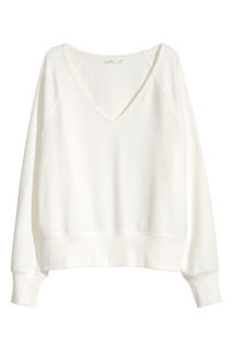 Свитшот с v-образным вырезом H&M