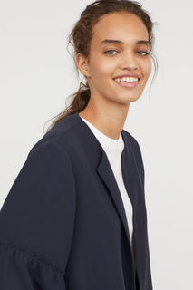 Пальто с рукавами-оборками H&M