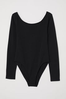 Боди с длинным рукавом H&M