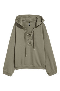 Худи с шнуровкой H&M