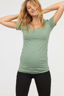 МАМА Трикотажный топ из хлопка H&M