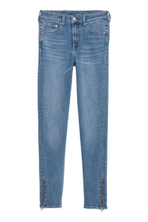 Джинсы Skinny Regular Zip H&M