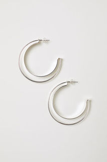 Серьги в форме колец H&M