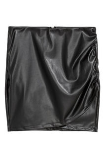 Юбка из искусственной кожи H&M