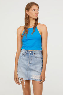 Майка на тонких бретелях H&M