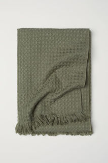 Плед из вафельной ткани H&M
